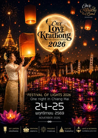 CNX Loy Krathong Sky Lantern Festival 2026